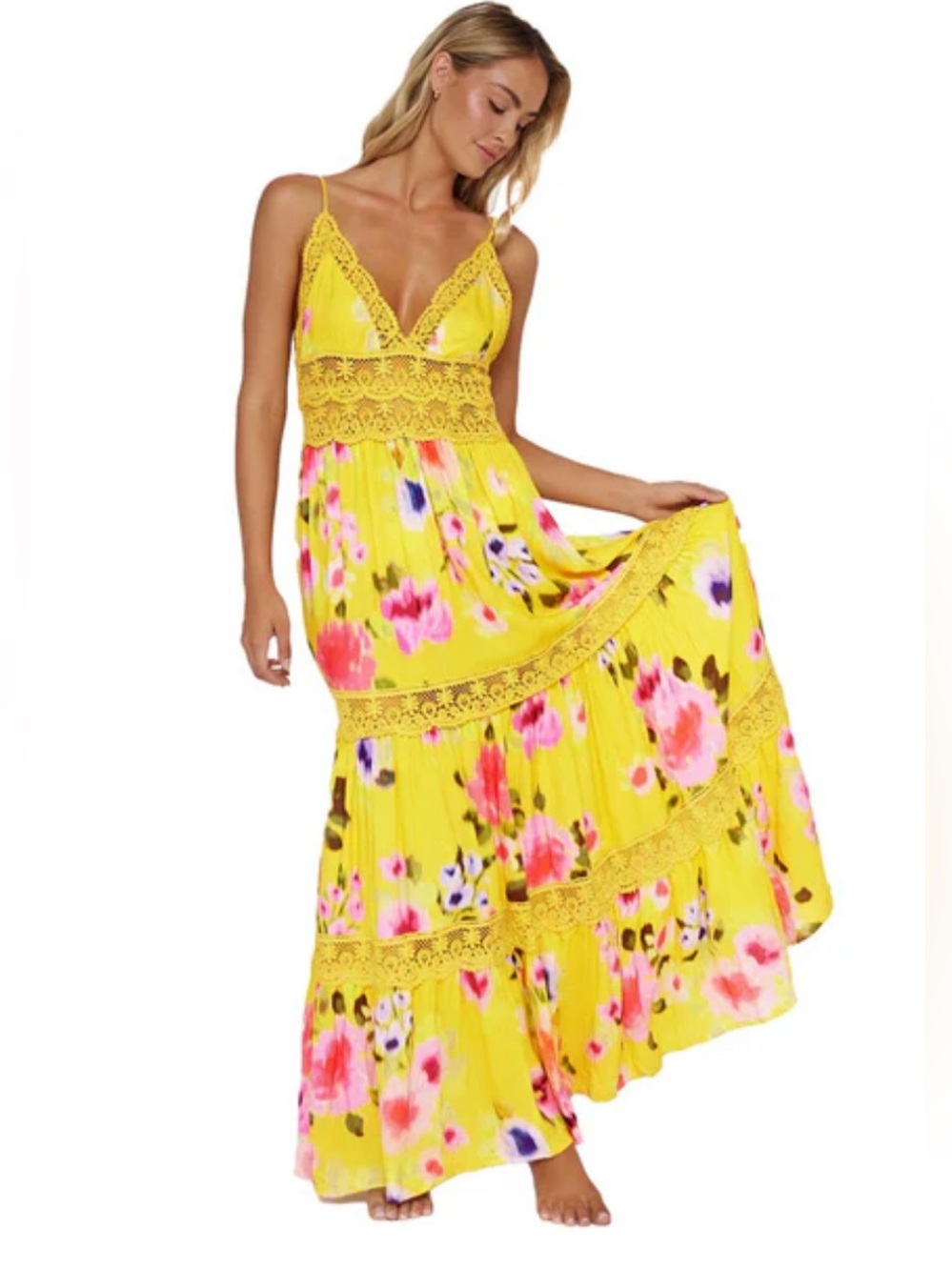 New PQ SWIM SHEA LONG DRESS XS/S